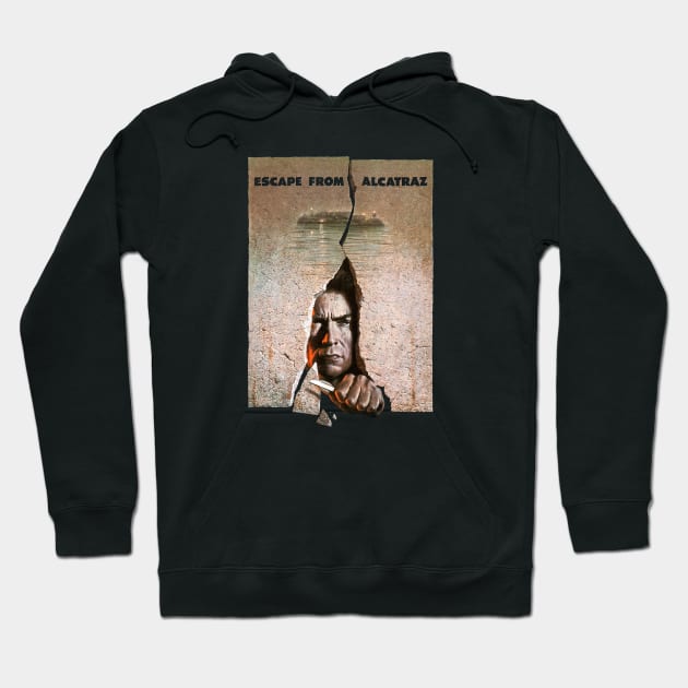 Escape from Alcatraz Hoodie by parashop